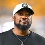 Pittsburgh-Steelers-head-coach-Mike-Tomlin-looks-on-before-the-game-against-the-New-England-Patriots-at-Acrisure-Stadium-on-December-07-2023-in-Pittsburgh-Pennsylvania-NFL-Football