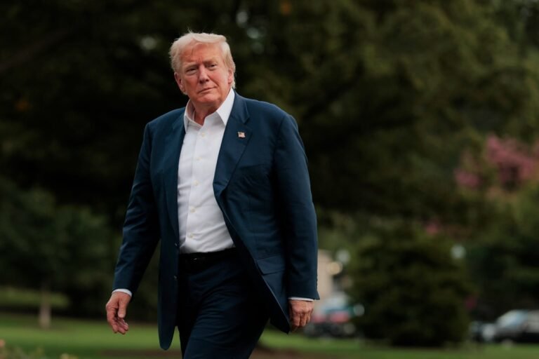 President Trump Returns To The White House From Scotland